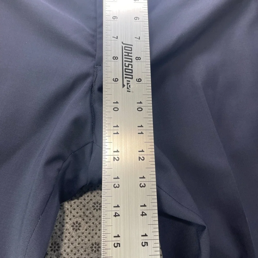 Brooks Brothers Mens Navy Blue Wool Blend Stretch Dress Pants 40 x 30 Flat Front
